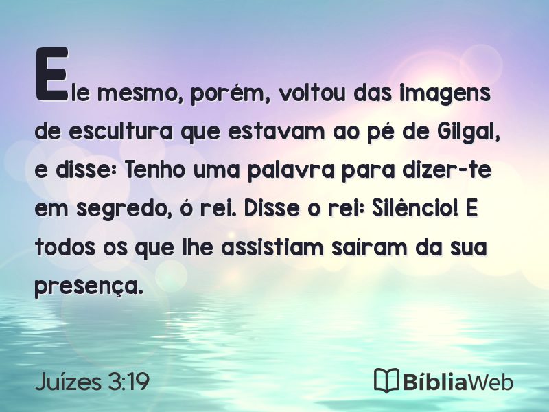 Juízes 3:19 em imagem para compartilhar