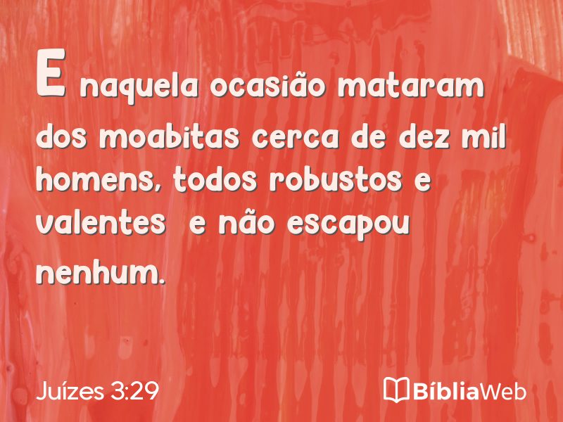 Juízes 3:29 em imagem para compartilhar