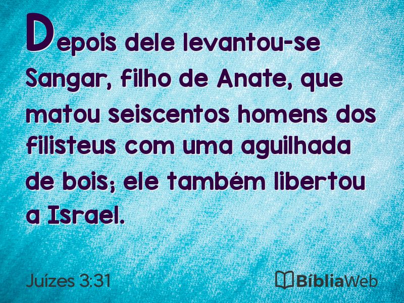 Juízes 3:31 em imagem para compartilhar
