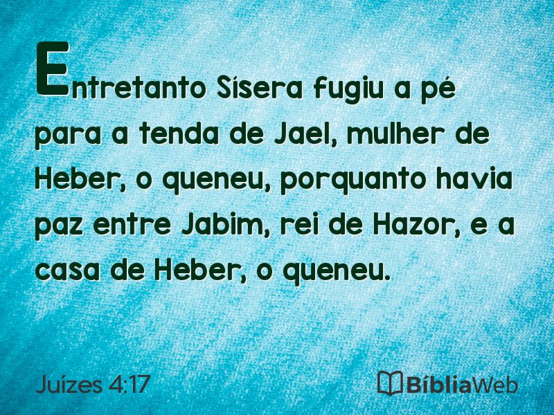Juízes 4:17 em imagem para compartilhar
