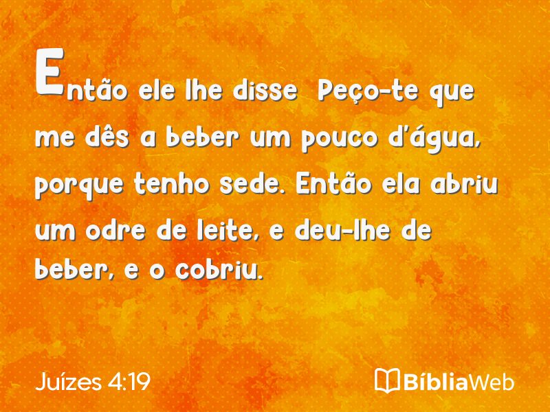 Juízes 4:19 em imagem para compartilhar