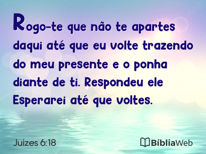 Juízes 6:18 em imagem para compartilhar