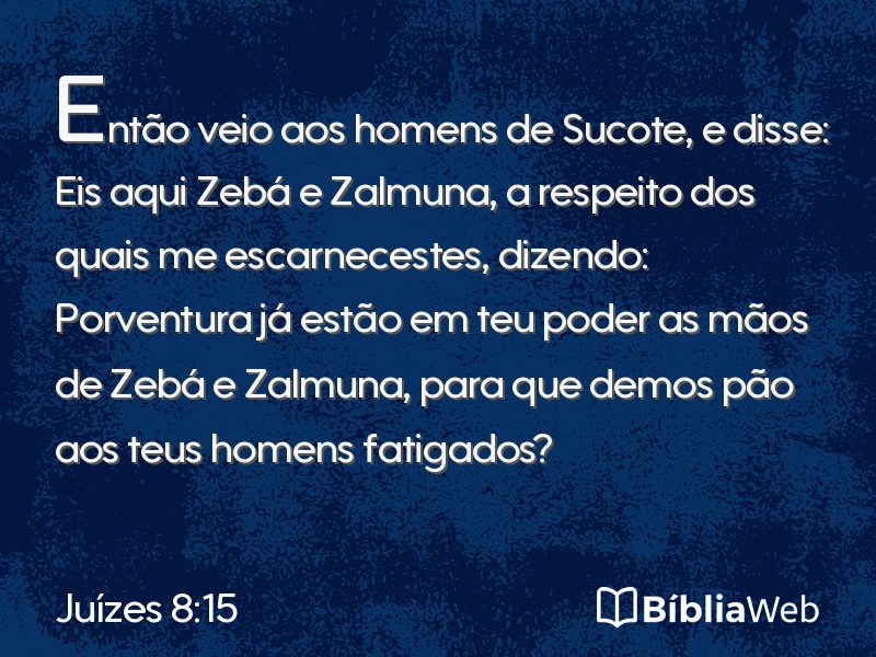 Juízes 8:15 em imagem para compartilhar