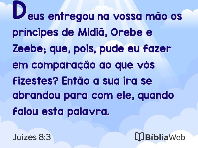 Juízes 8:3 em imagem para compartilhar