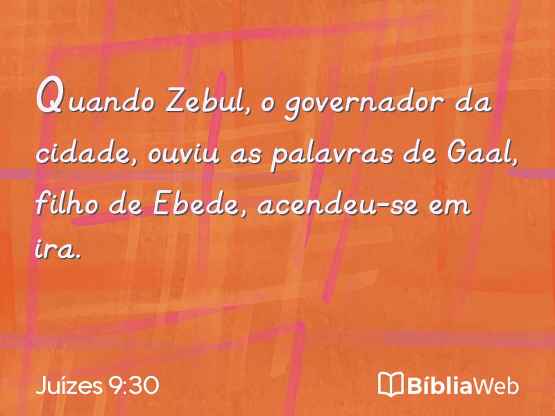 Juízes 9:30 em imagem para compartilhar