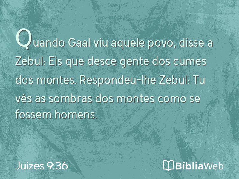 Juízes 9:36 em imagem para compartilhar
