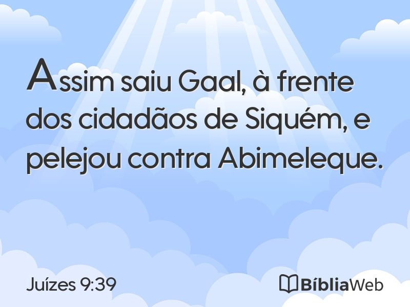 Juízes 9:39 em imagem para compartilhar