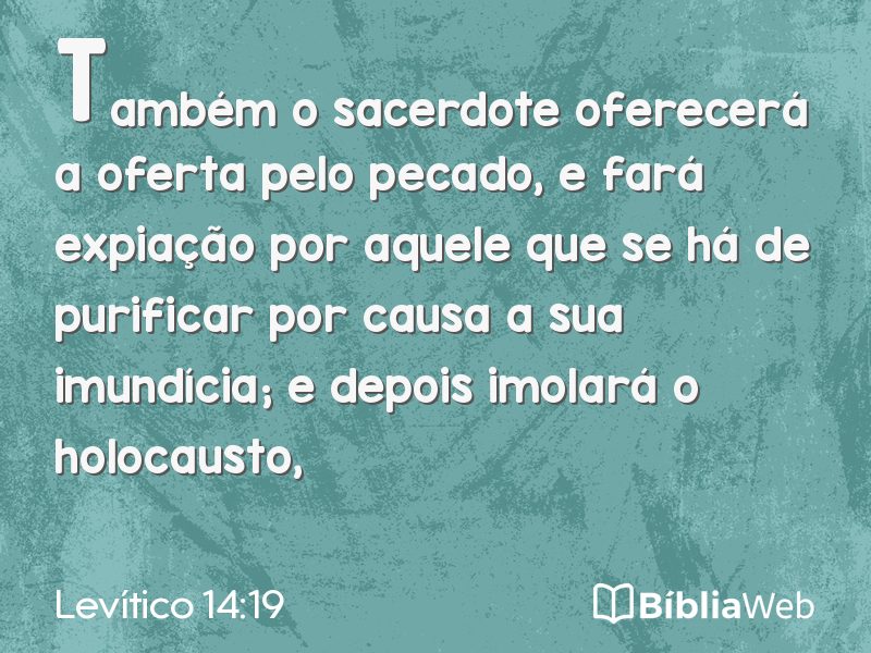 Levítico 14:19 em imagem para compartilhar