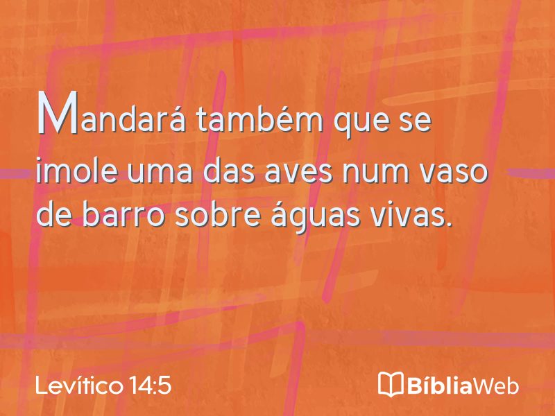 Levítico 14:5 em imagem para compartilhar