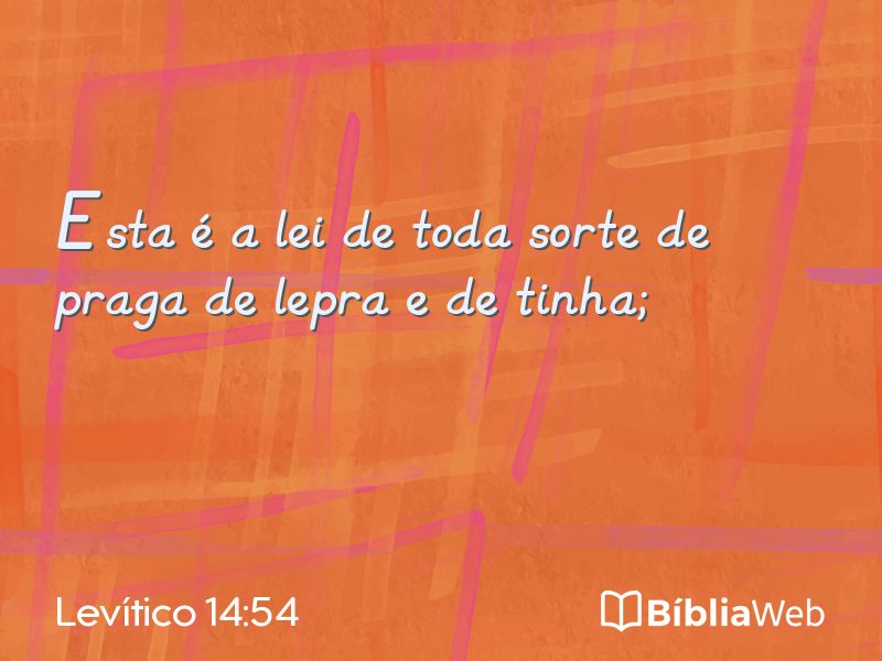 Levítico 14:54 em imagem para compartilhar