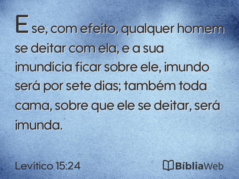 Levítico 15:24 em imagem para compartilhar