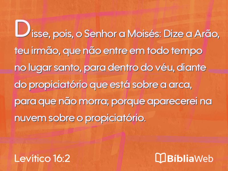 Levítico 16:2 em imagem para compartilhar