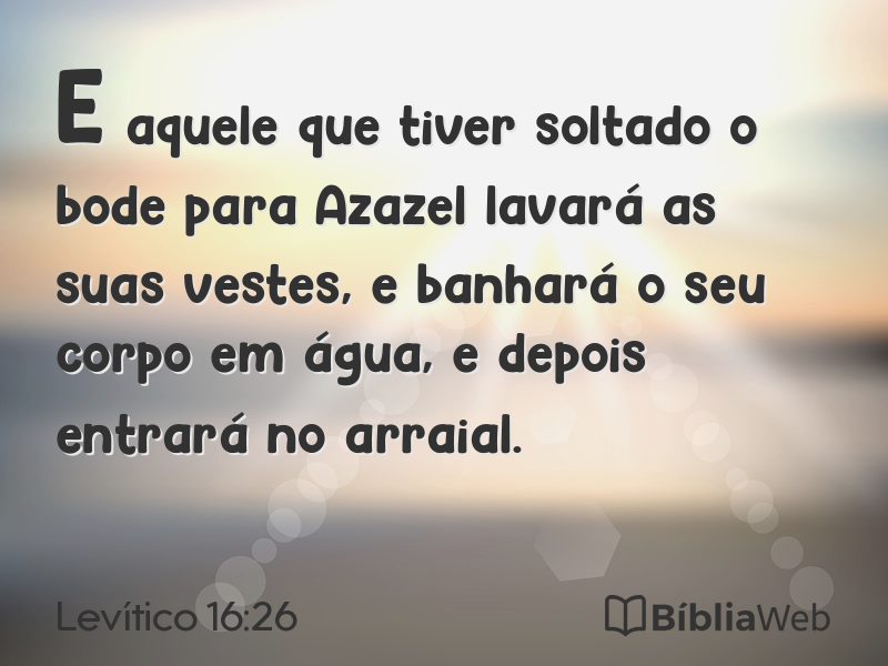Levítico 16:26 em imagem para compartilhar