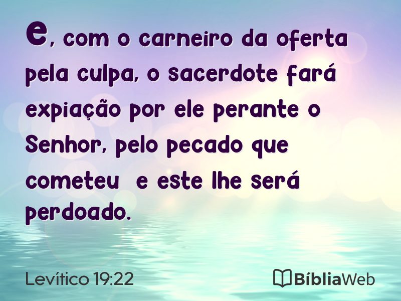 Levítico 19:22 em imagem para compartilhar