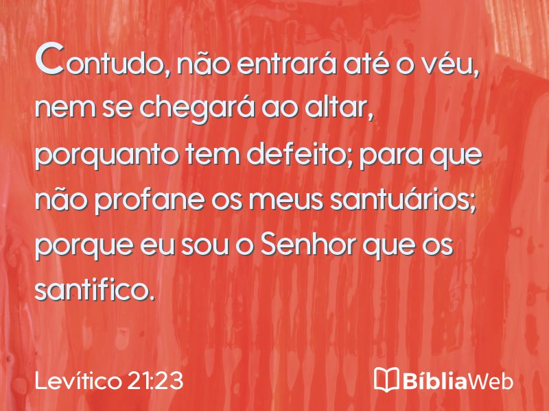 Levítico 21:23 em imagem para compartilhar