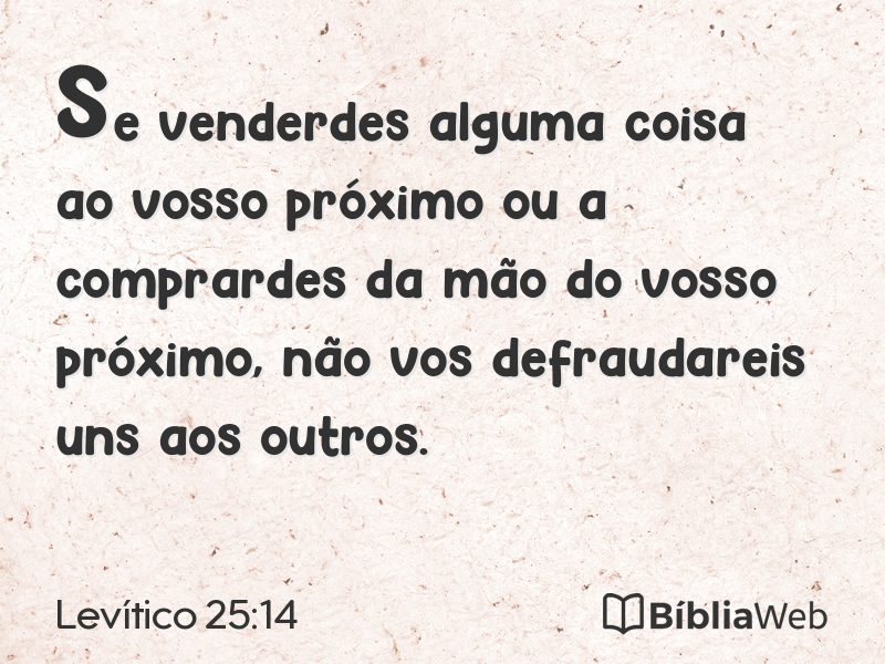 Levítico 25:14 em imagem para compartilhar