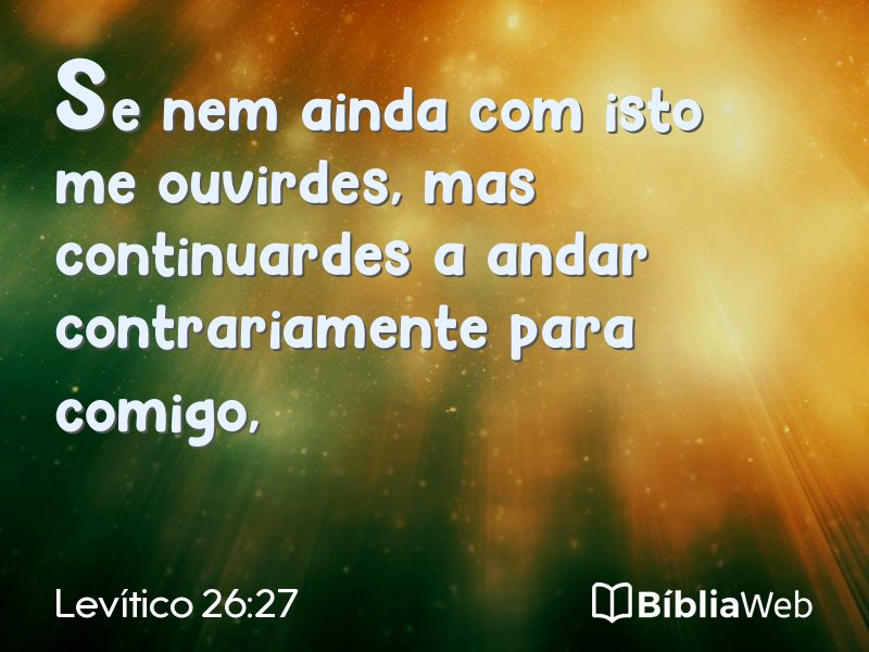 Levítico 26:27 em imagem para compartilhar