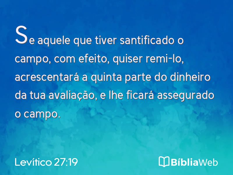 Levítico 27:19 em imagem para compartilhar