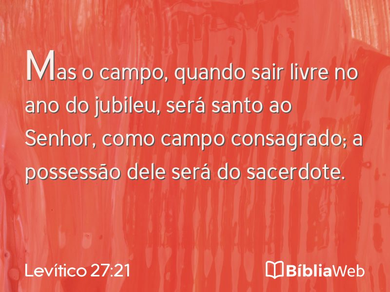 Levítico 27:21 em imagem para compartilhar