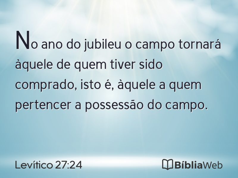 Levítico 27:24 em imagem para compartilhar