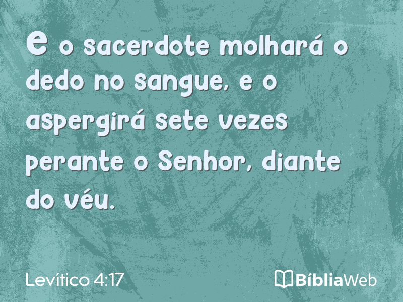 Levítico 4:17 em imagem para compartilhar