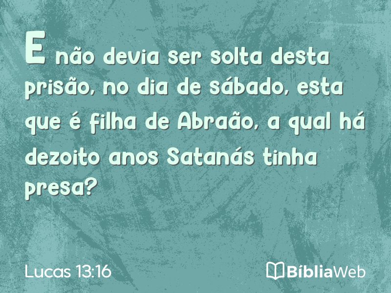 Lucas 13:16 em imagem para compartilhar
