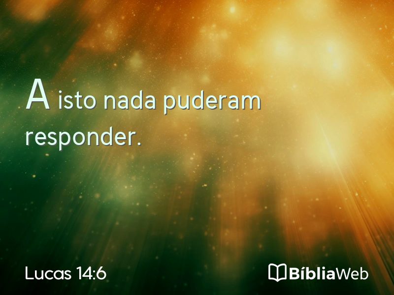 Lucas 14:6 em imagem para compartilhar