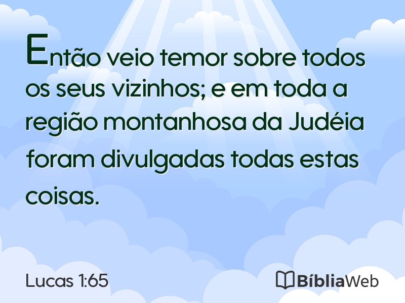 Lucas 1:65 em imagem para compartilhar