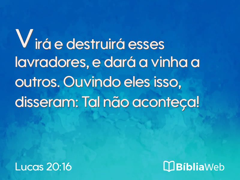 Lucas 20:16 em imagem para compartilhar