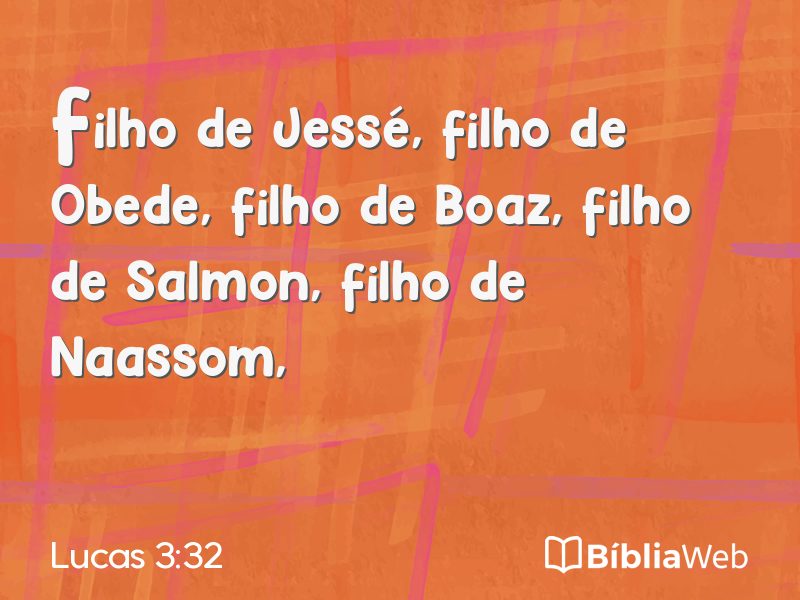 Lucas 3:32 em imagem para compartilhar