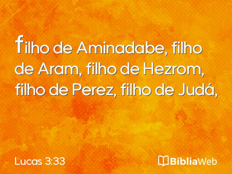 Lucas 3:33 em imagem para compartilhar
