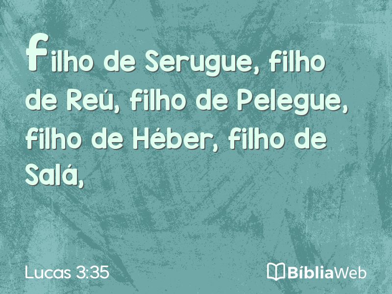 Lucas 3:35 em imagem para compartilhar