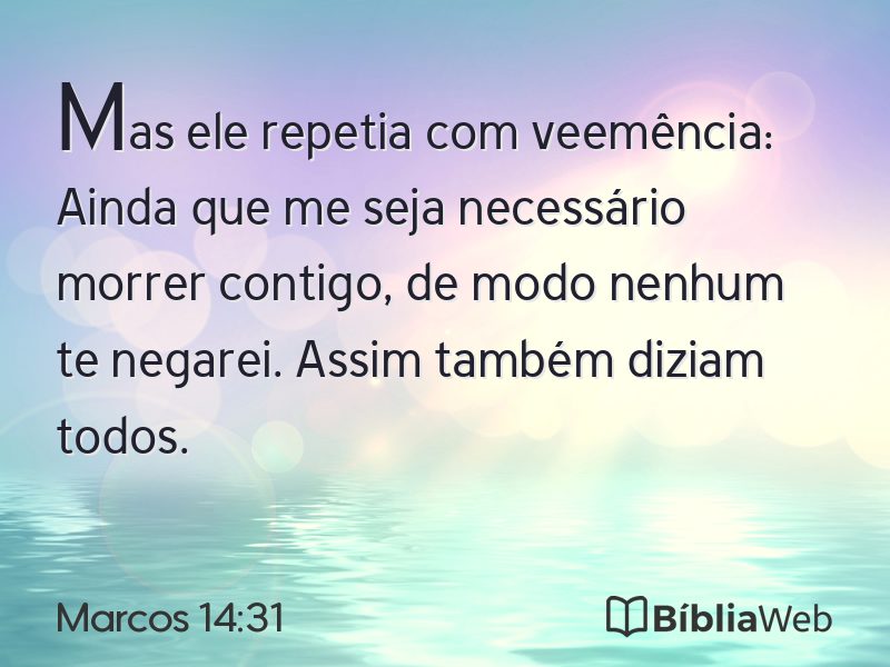 Marcos 14:31 em imagem para compartilhar