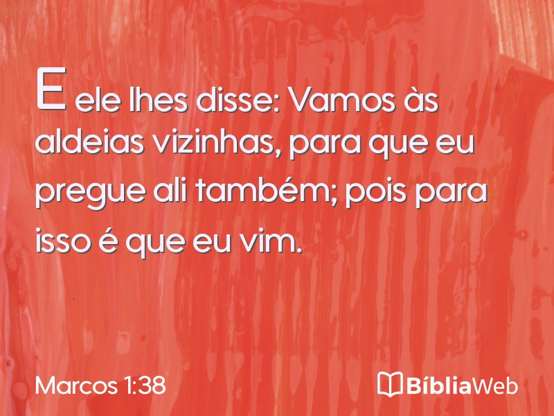 Marcos 1:38 em imagem para compartilhar