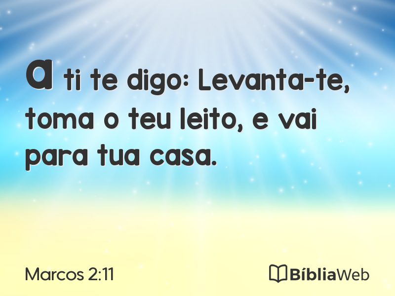Marcos 2:11 em imagem para compartilhar