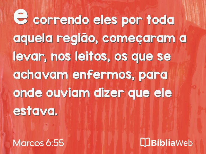 Marcos 6:55 em imagem para compartilhar