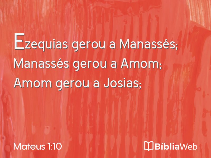 Mateus 1:10 em imagem para compartilhar