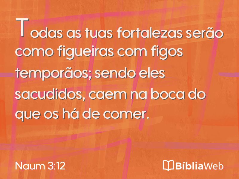 Naum 3:12 em imagem para compartilhar