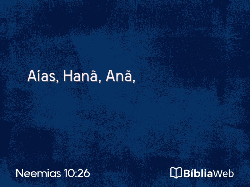 Neemias 10:26 em imagem para compartilhar
