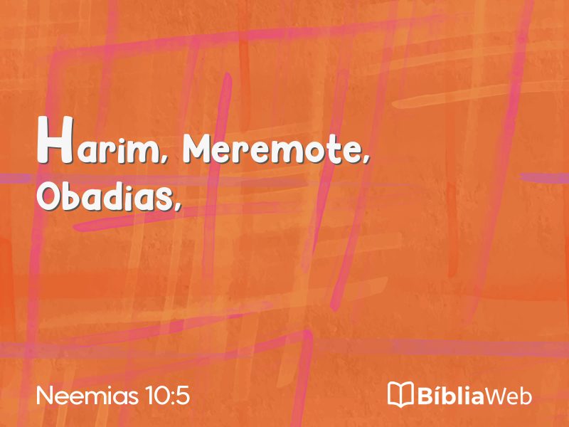 Neemias 10:5 em imagem para compartilhar