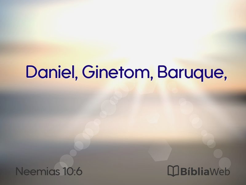 Neemias 10:6 em imagem para compartilhar