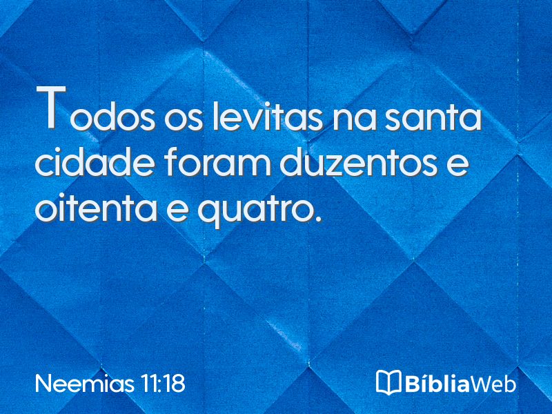 Neemias 11:18 em imagem para compartilhar