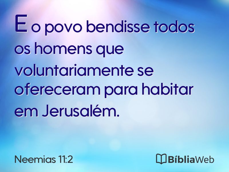 Neemias 11:2 em imagem para compartilhar