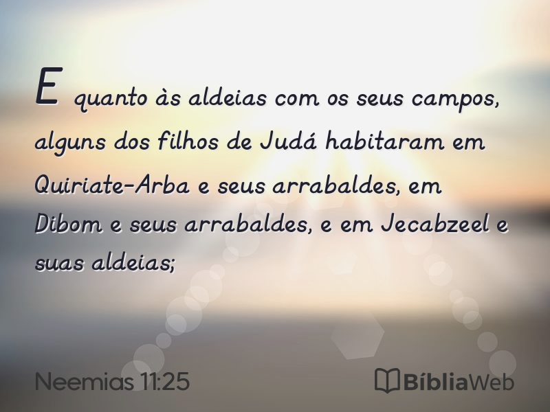 Neemias 11:25 em imagem para compartilhar
