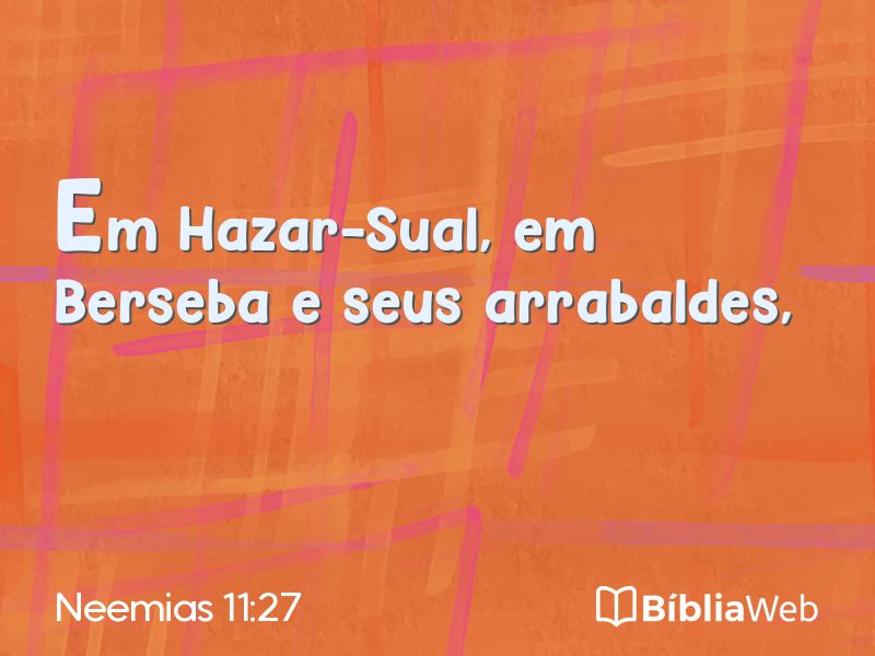 Neemias 11:27 em imagem para compartilhar