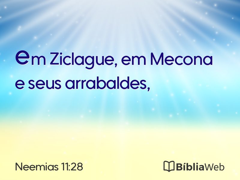 Neemias 11:28 em imagem para compartilhar