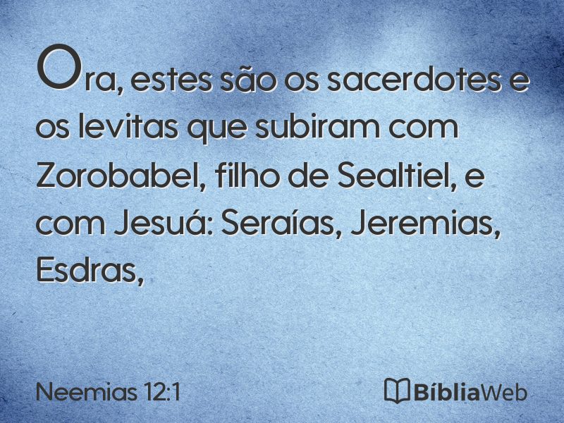Neemias 12:1 em imagem para compartilhar