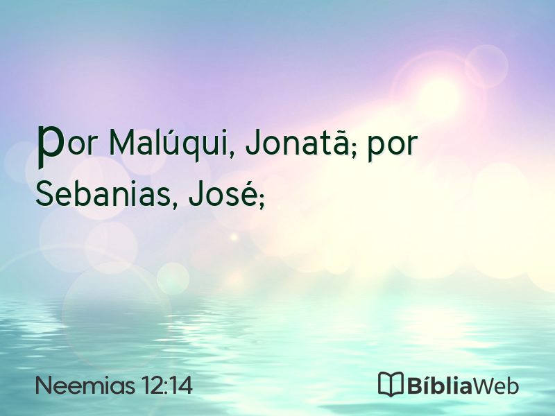 Neemias 12:14 em imagem para compartilhar
