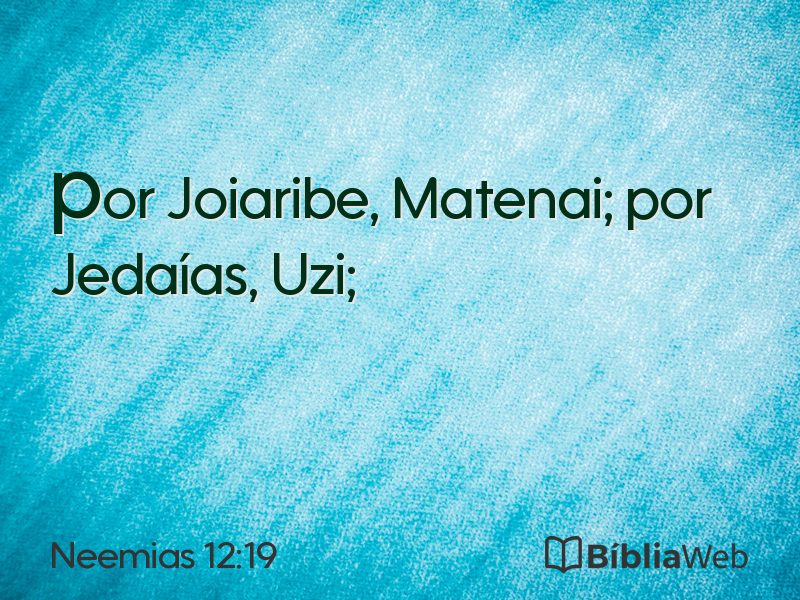Neemias 12:19 em imagem para compartilhar