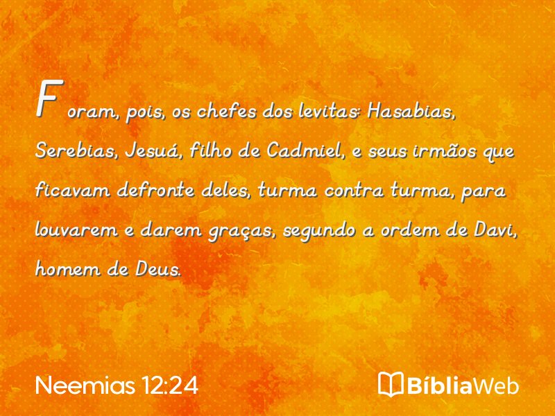 Neemias 12:24 em imagem para compartilhar
